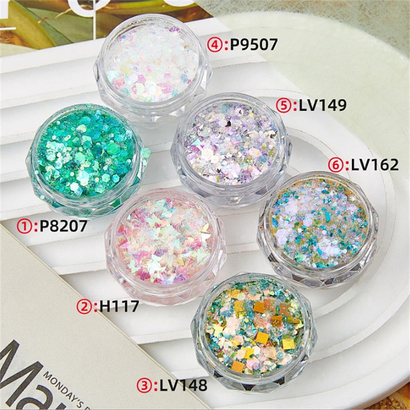 Peppermint  Goblin Eyes Nail Sequins