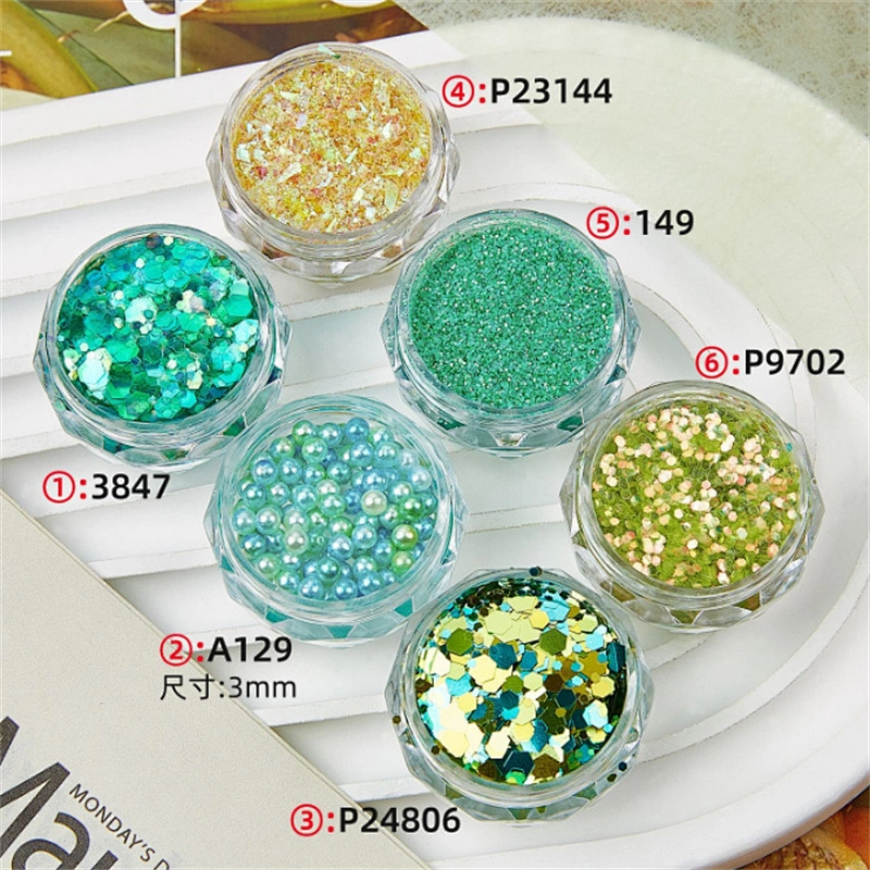Peppermint  Goblin Eyes Nail Sequins